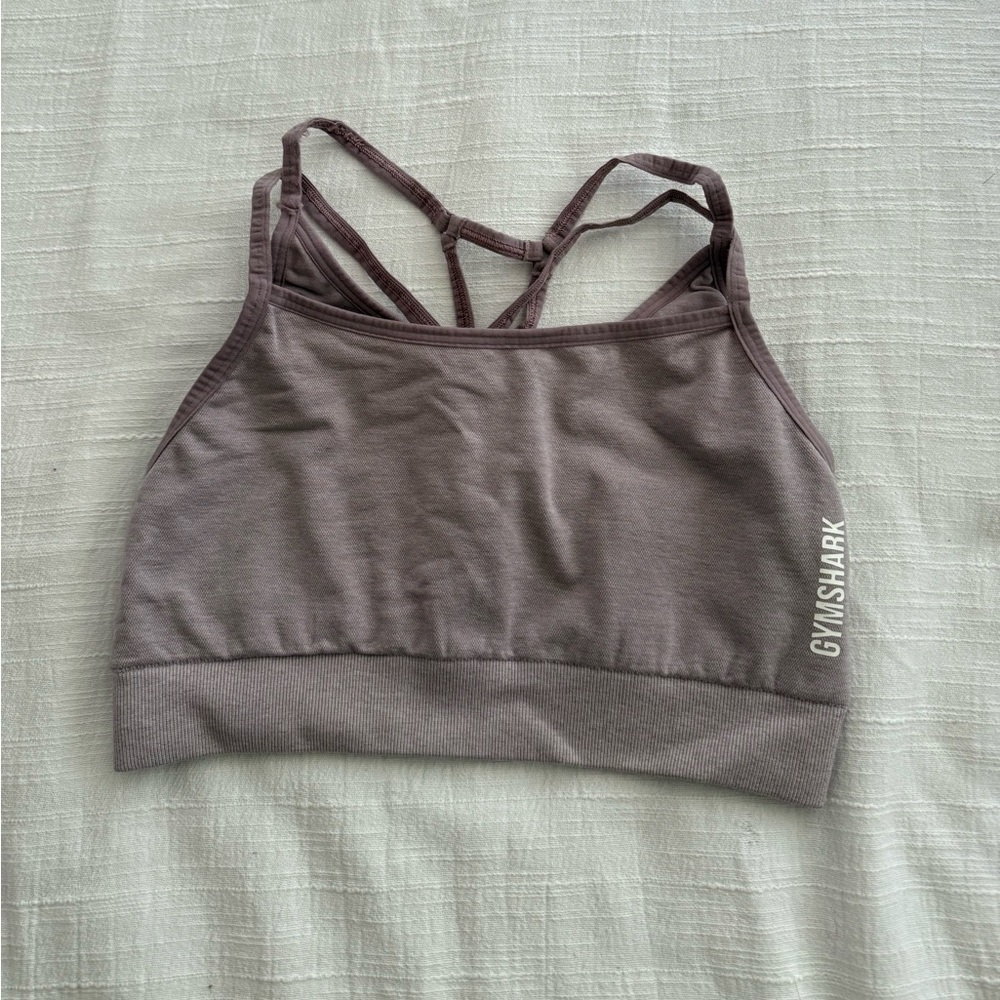 Gymshark Adapt Marl Seamless Sports Bra - Light Purple